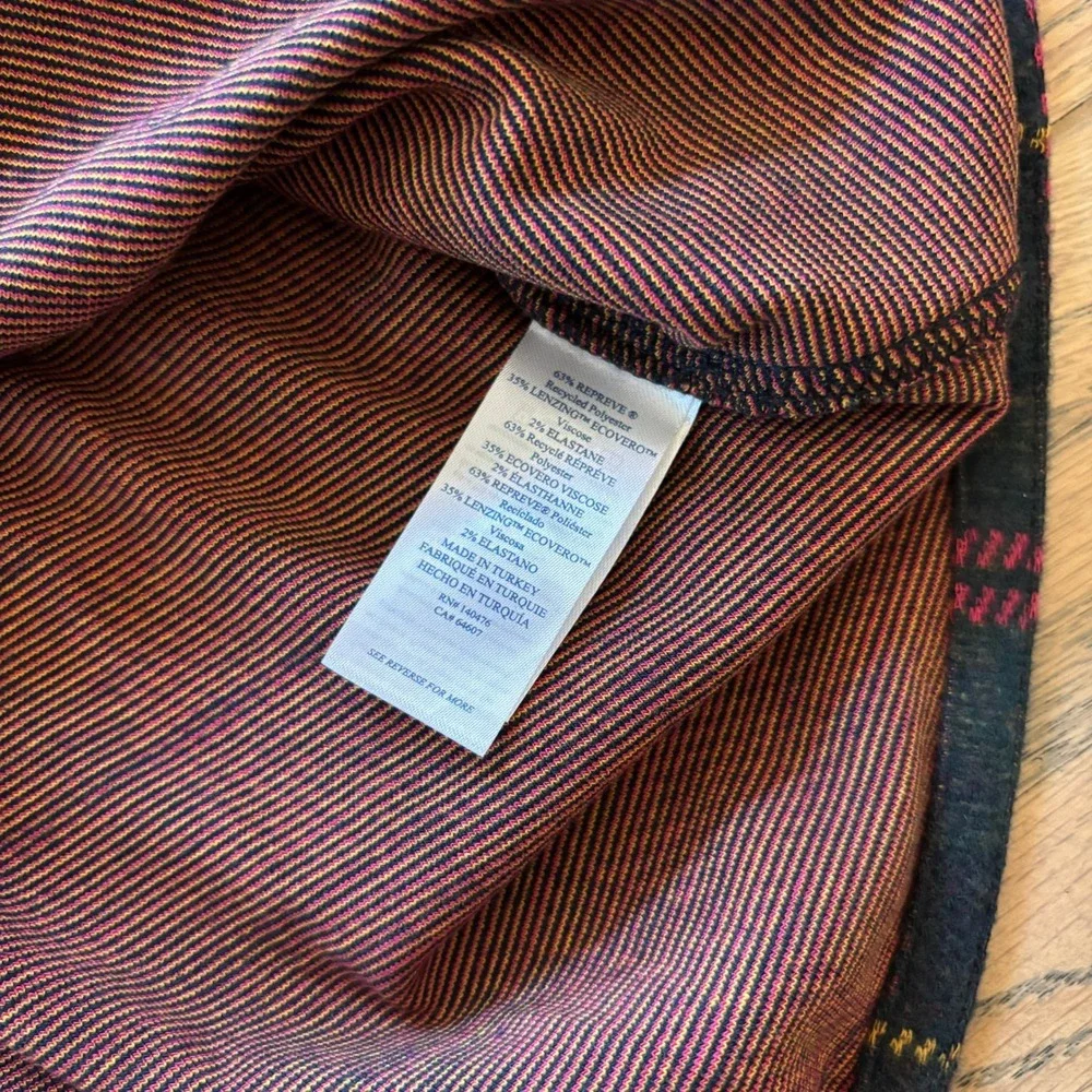 Faherty Legend Sweater Dress Outer Limits Plaid Womens Medium‎ New